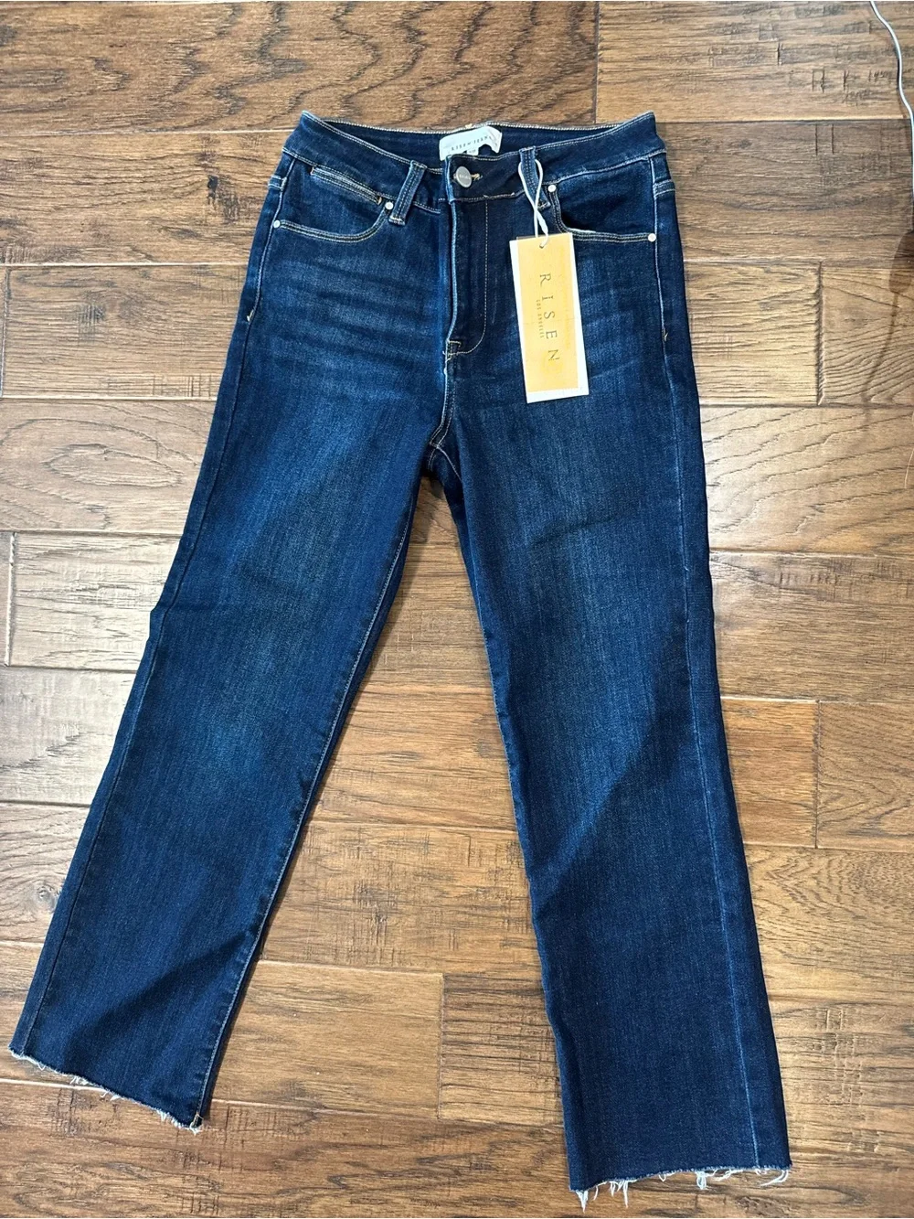 Risen Dark Wash Straight-Leg Women's Jeans